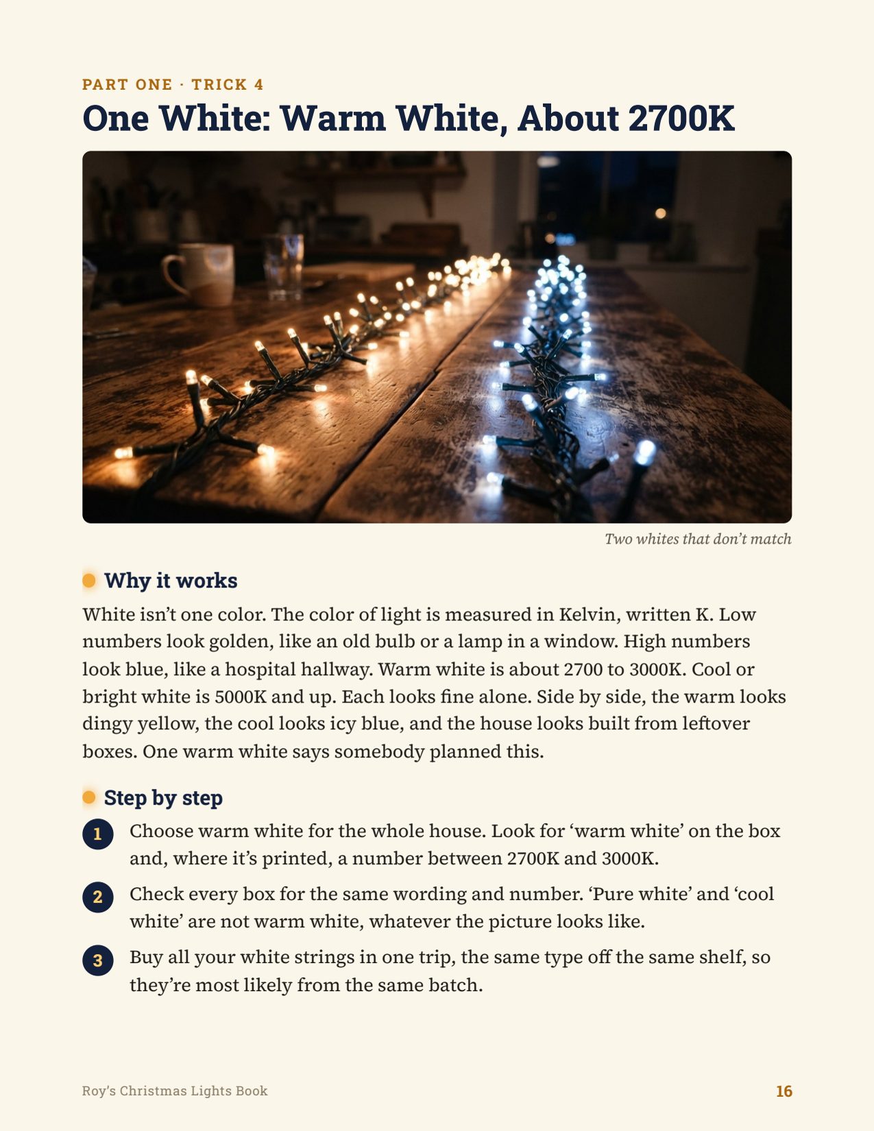 Sample page 2 from Roy's Christmas Lights Book