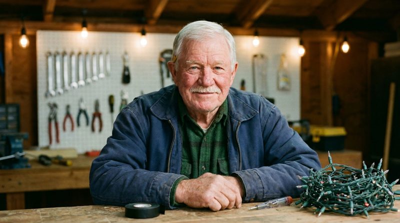 Roy Bell in his workshop